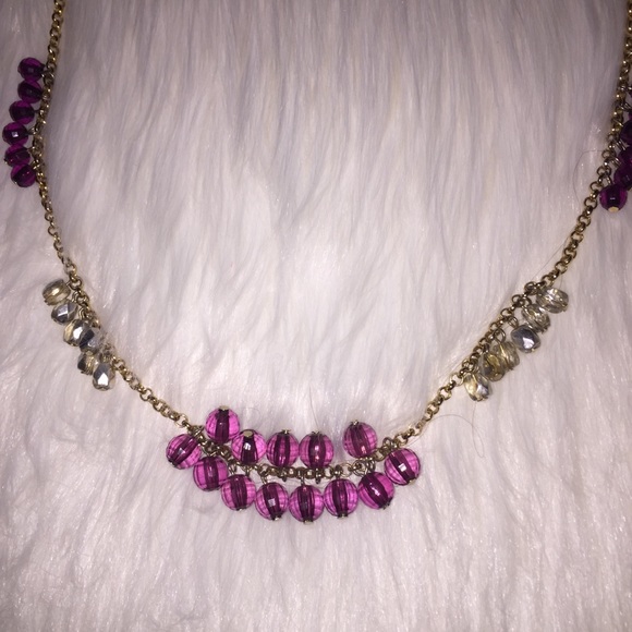 Good and purple beaded necklace - Picture 3 of 5